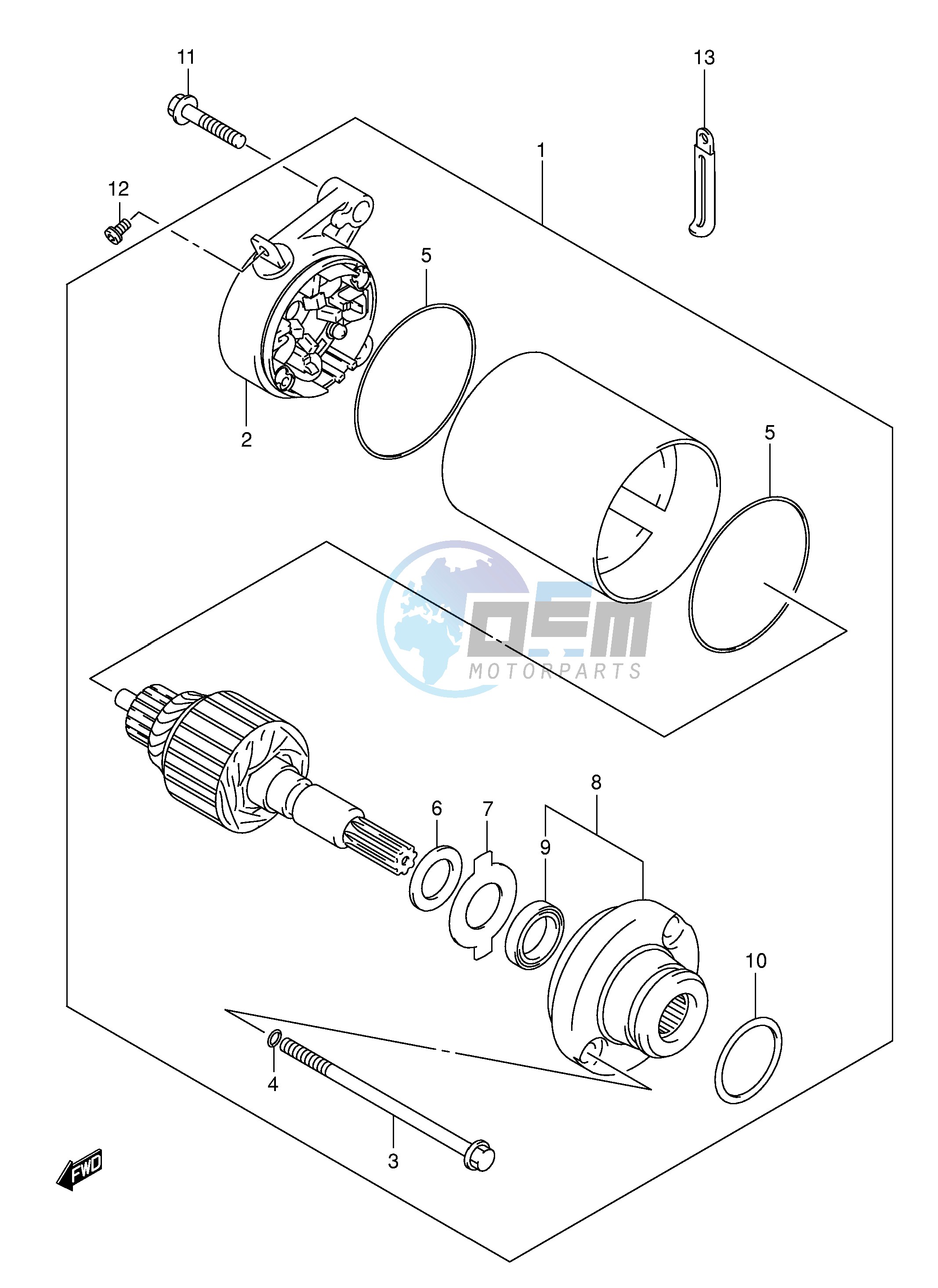 STARTING MOTOR