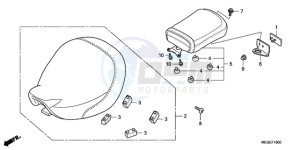 VT750CA9 Australia - (U / ST) drawing SEAT