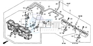 CBR600RA9 Korea - (KO / ABS MK) drawing THROTTLE BODY