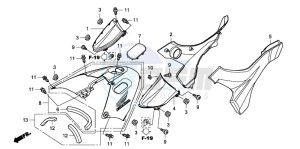 TRX420TM FOURTRAX drawing BODY COVER