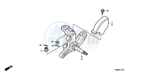 TRX250XA Europe Direct - (ED) drawing KNUCKLE