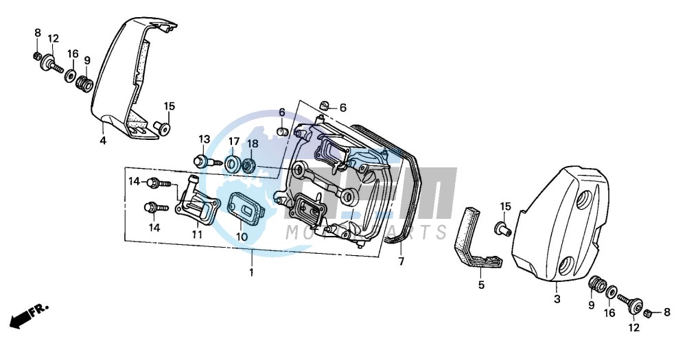 CYLINDER HEAD COVER (FRONT)