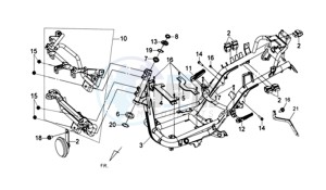 JOYRIDE 200 EFI drawing FRAME