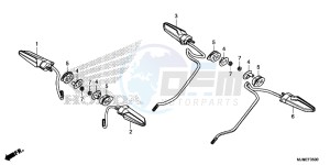 VFR800XF CrossRunner 2ED drawing WINKER