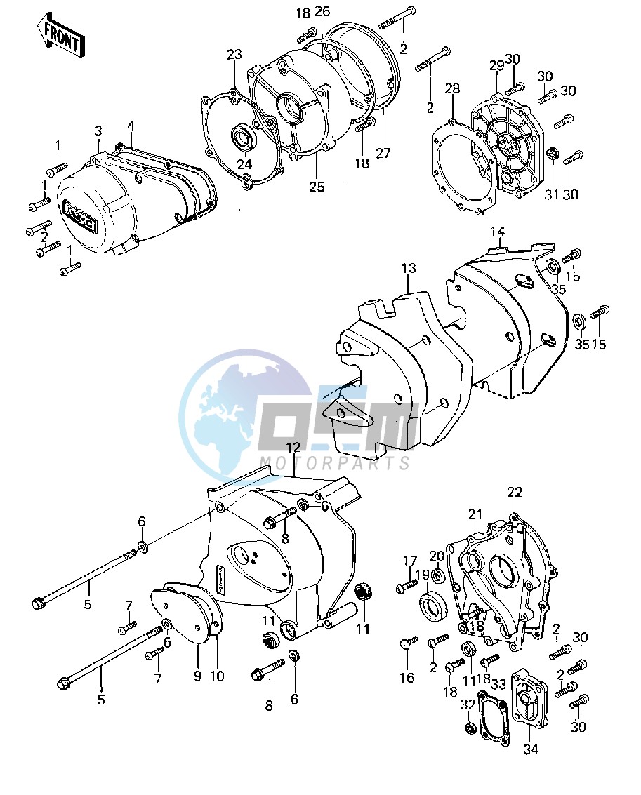 ENGINE COVERS -- 77-78 A1_A2_A2A- -