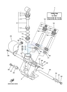 F150BETX drawing TILT-SYSTEM-1