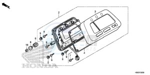 TRX250TMH Europe Direct - (ED) drawing METER