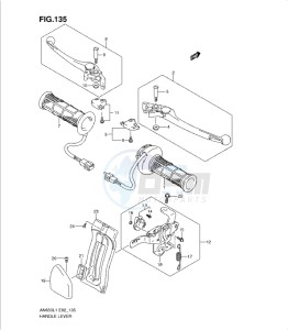 AN650 drawing HANDLE LEVER (AN650AL1 E19)