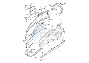 YP MAJESTY 250 drawing REAR  BODY