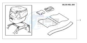 NT650V drawing TANK BAG