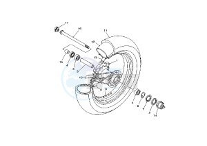 XVS A DRAG STAR CLASSIC 650 drawing FRONT WHEEL