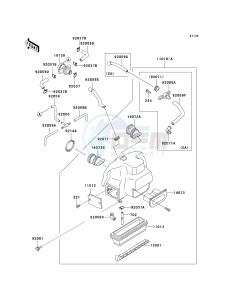 ZG 1000 A [CONCOURS] (A20) A20 drawing AIR CLEANER