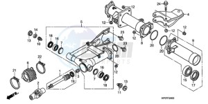 TRX500FMA Australia - (U) drawing SWINGARM