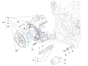 Fly 125 4t e3 (Vietnam) Vietnam drawing Flywheel magneto cover - Oil filter