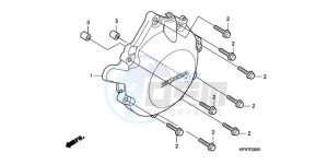 CB1000R9 France - (F / CMF) drawing A.C. GENERATOR COVER