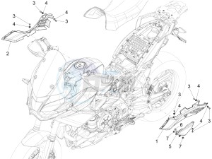 ETV 1200 Caponord Carabinieri drawing Central body