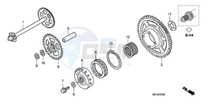 CBF1000S9 Europe Direct - (ED) drawing STARTING CLUTCH