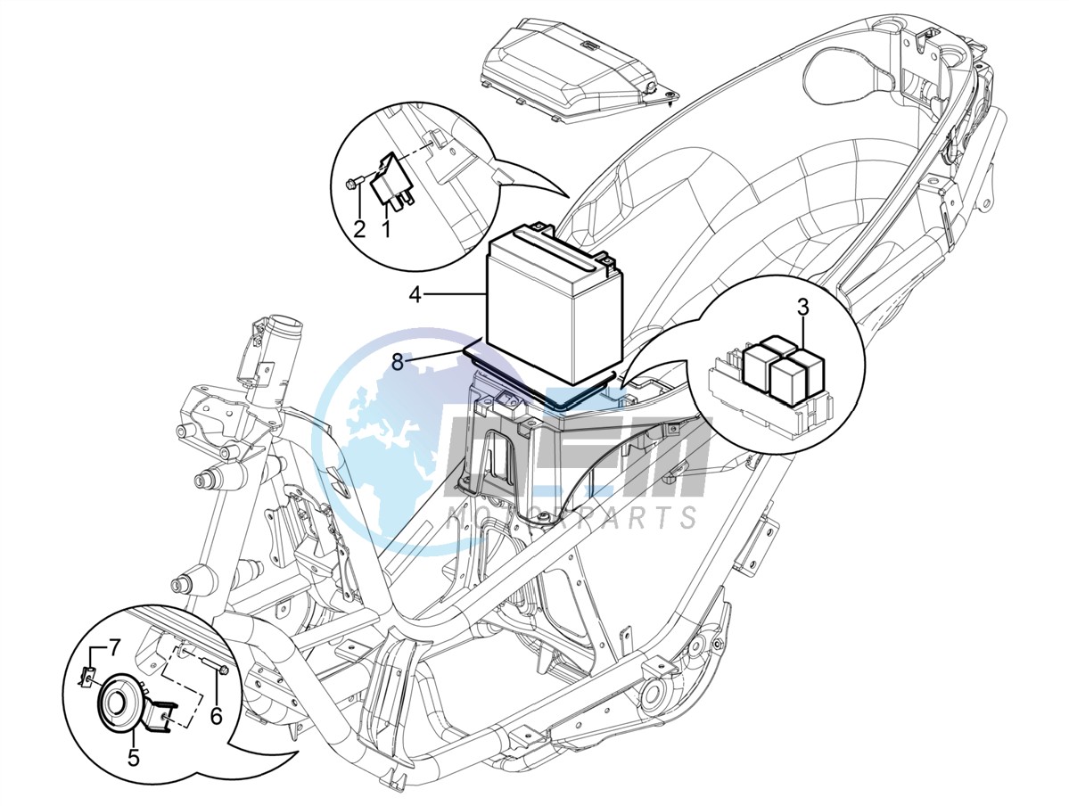 Remote control switches - Battery - Horn