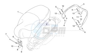 Mojito 125 e3 drawing Saddle - Handle