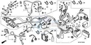 VT750CA9 UK - (E / MKH MME ST) drawing WIRE HARNESS