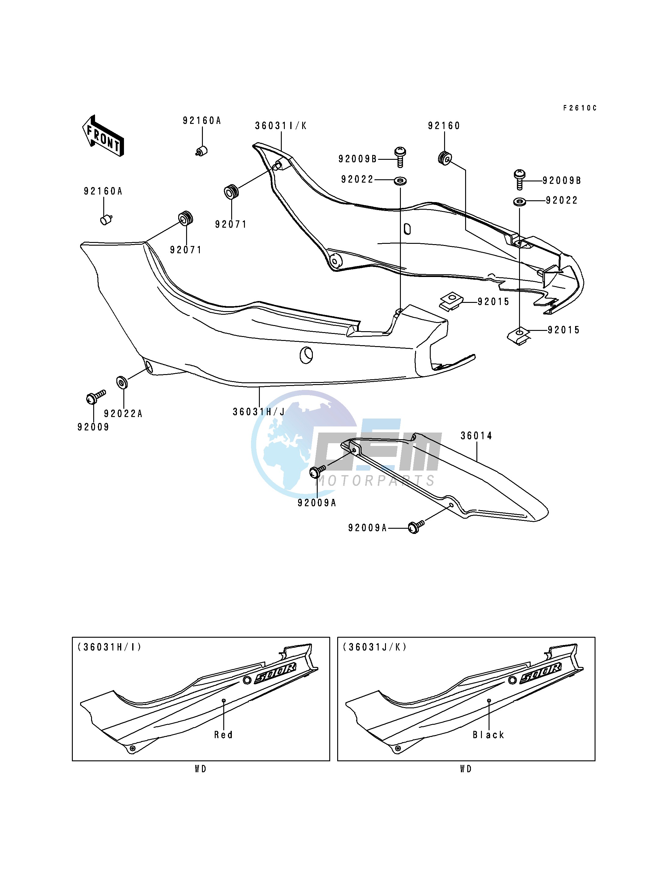 SIDE COVERS_CHAIN COVER-- EX500-D5- -