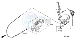 CBR1000RA9 ED / ABS REP drawing SERVO MOTOR