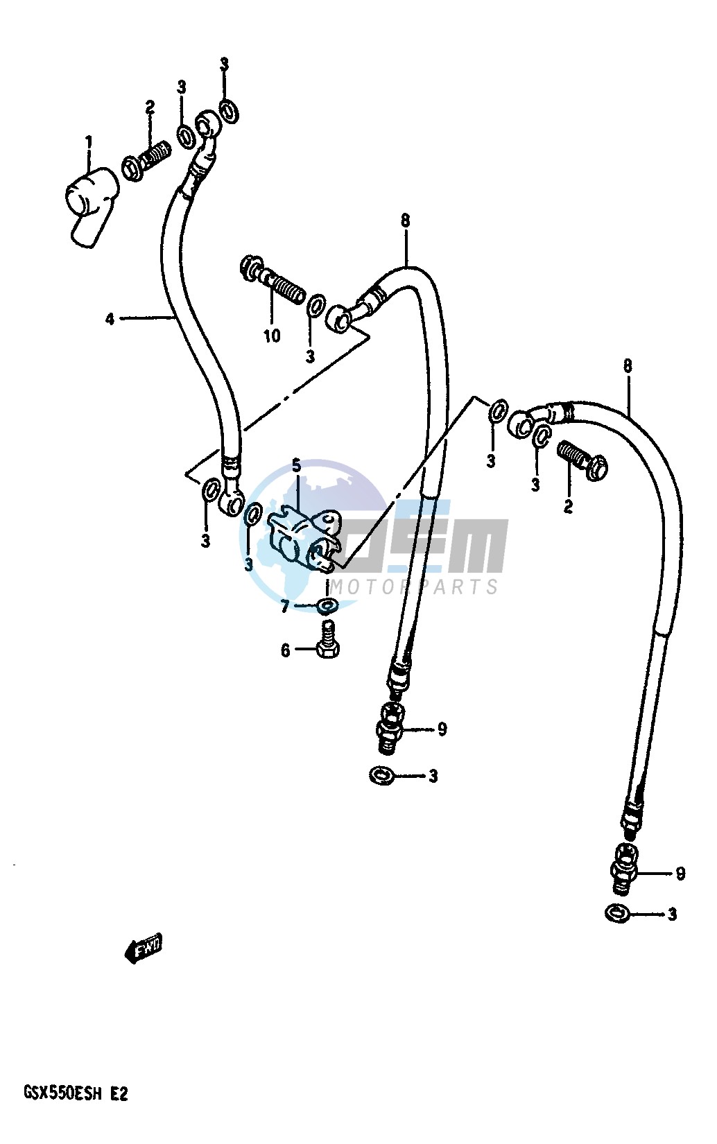 FRONT BRAKE HOSE