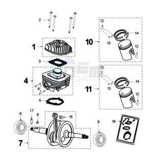 VIVA SL2CA drawing CRANKSHAFT