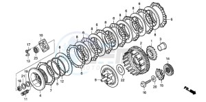 VT750C2 VT750C2 drawing CLUTCH