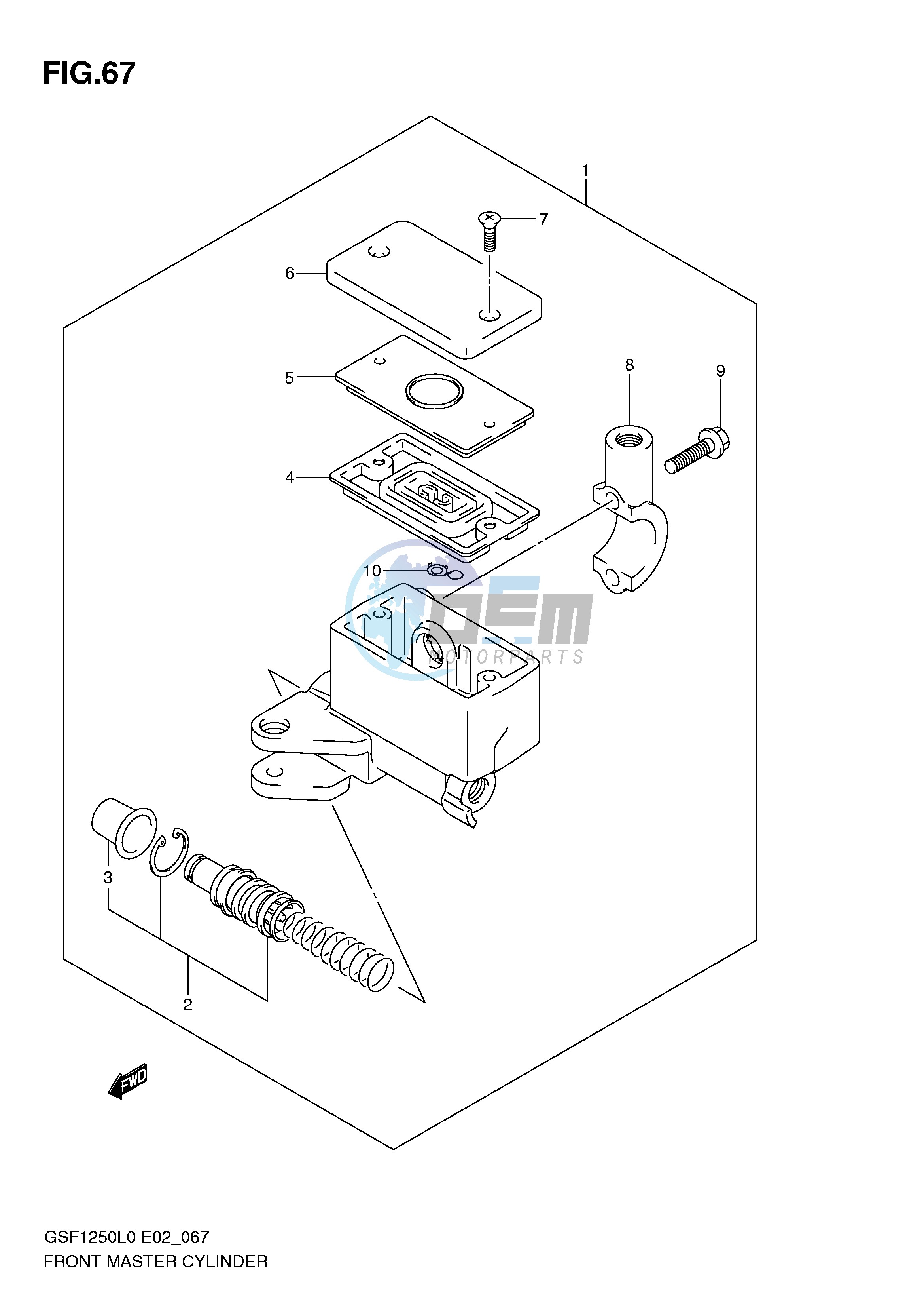 FRONT MASTER CYLINDER