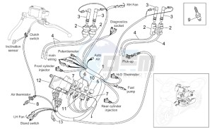 RST 1000 Futura drawing Rear electrical system