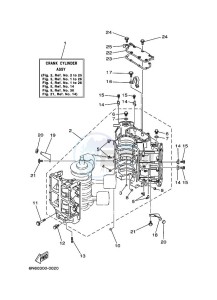 115C drawing CYLINDER--CRANKCASE