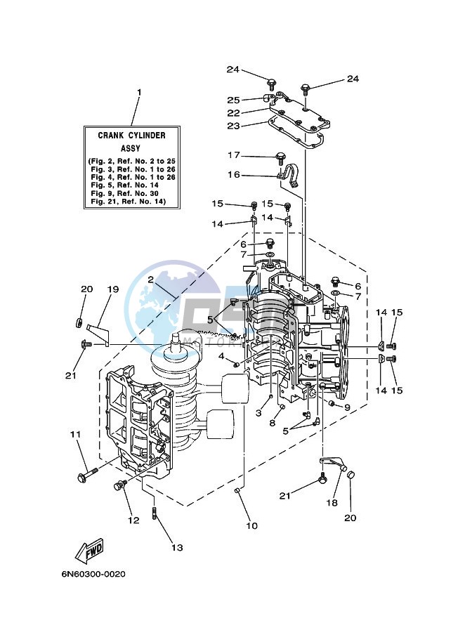 CYLINDER--CRANKCASE