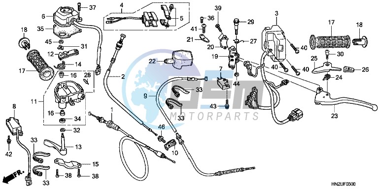 HANDLE LEVER/ SWITCH/ CABLE