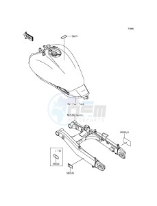 VULCAN S EN650AGF XX (EU ME A(FRICA) drawing Labels