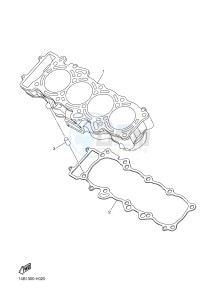 YZF-R1B 1000 (1KBP) drawing CYLINDER