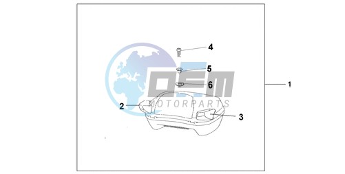 PILLION ARM REST SET