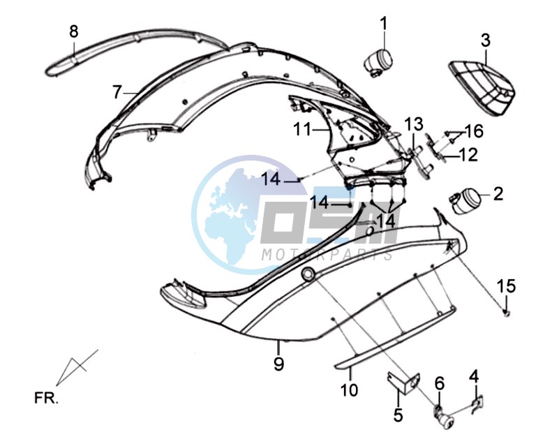 COWLING / TAIL LIGHT / INDICATORS