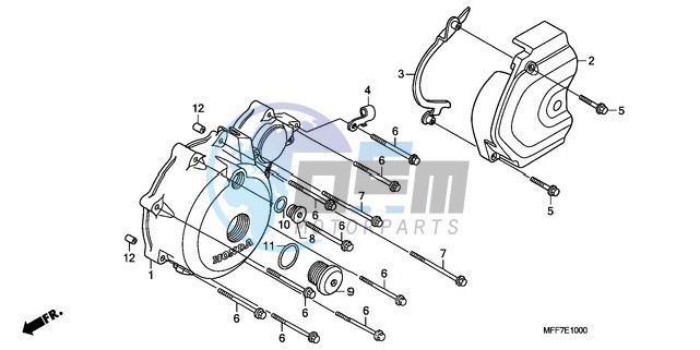 LEFT CRANKCASE COVER