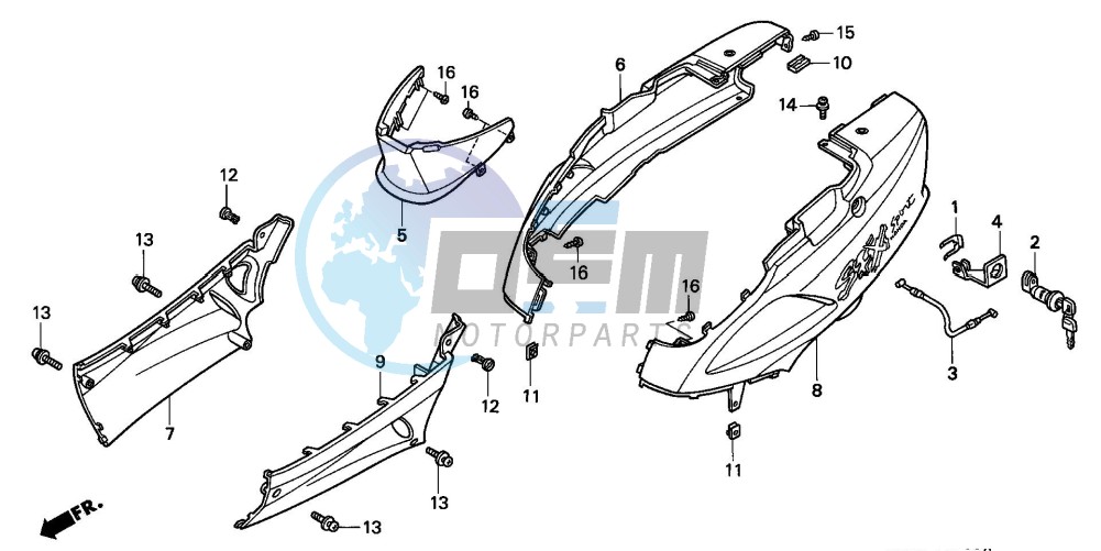 BODY COVER/ LUGGAGE CARRIER