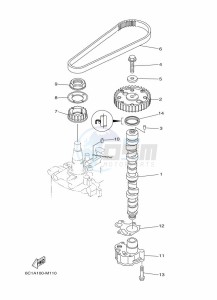 F50HEDL drawing OIL-PUMP