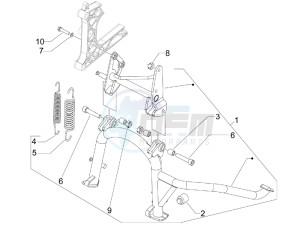 MP3 400 ie lt Touring drawing Stand