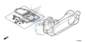 SH125ADSE SH125ADS UK - (E) drawing GASKET KIT B