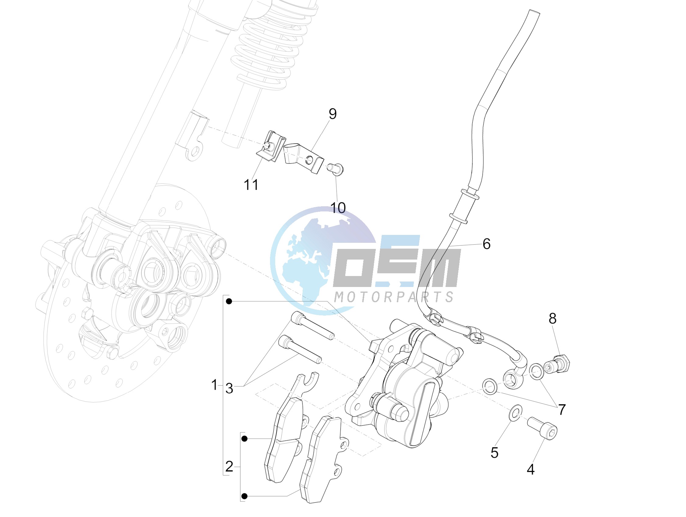 Brakes pipes - Calipers