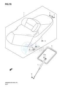 AN650 (E3-E28) Burgman drawing SEAT