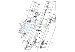 YZ 85 drawing FRONT FORK