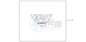 CBR1000RRB drawing EPSO STICKER FI REBLADE WS