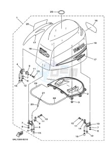 F225BETX drawing FAIRING-UPPER