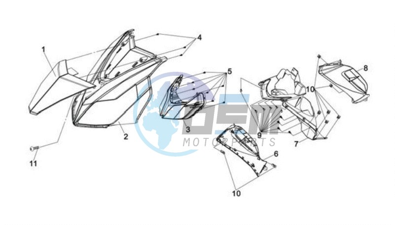 FR PLATE / HEAD LIGHT