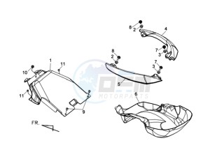 MAXSYM 400 EFI ABS drawing REAR GRIP